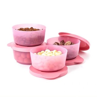 SET 4 HỘP 400ml TRÒN TUPPERWARE
