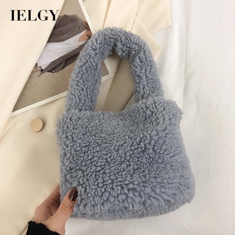 Túi Xách Lông Nhung Thanh Lịch Phong Cách Hàn Quốc Cho Nữ