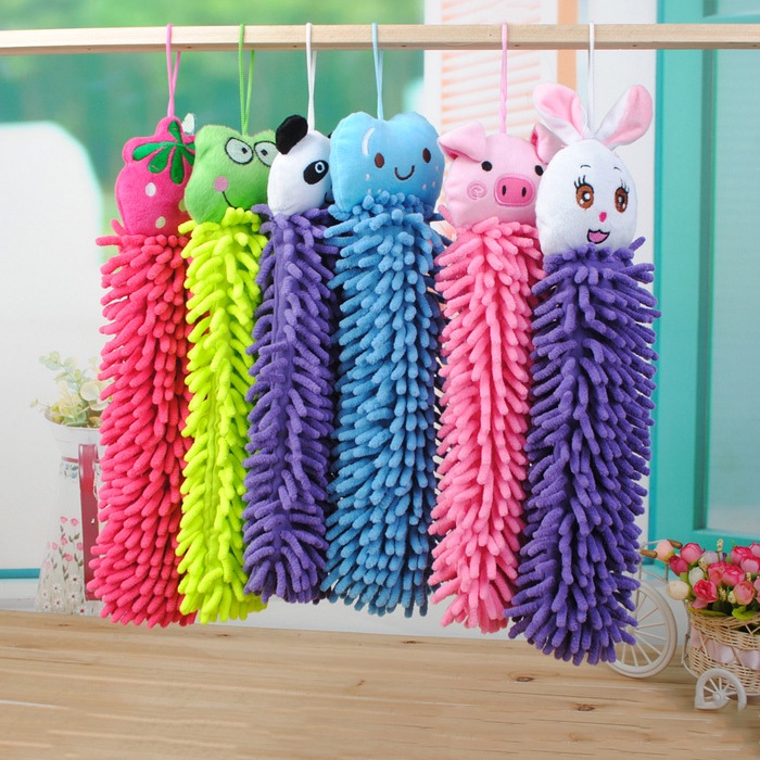 Khăn Lau Tay Khăn Lau Bếp Treo Tường Hình Con Sâu San Hô PINKWISH B402