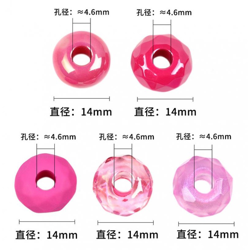 10 Hạt cườm ST.KUNKKA bằng acrylic 14mm làm trang sức/ trang trí điện thoại