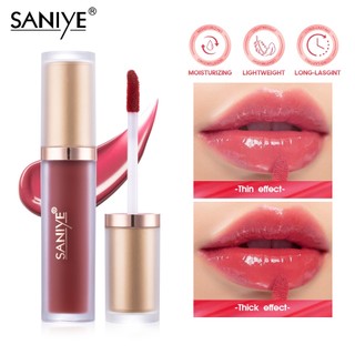 Son Bóng SANIYE Dưỡng Ẩm Lâu Trôi 6 Màu Tùy Chọn 5ml L1237