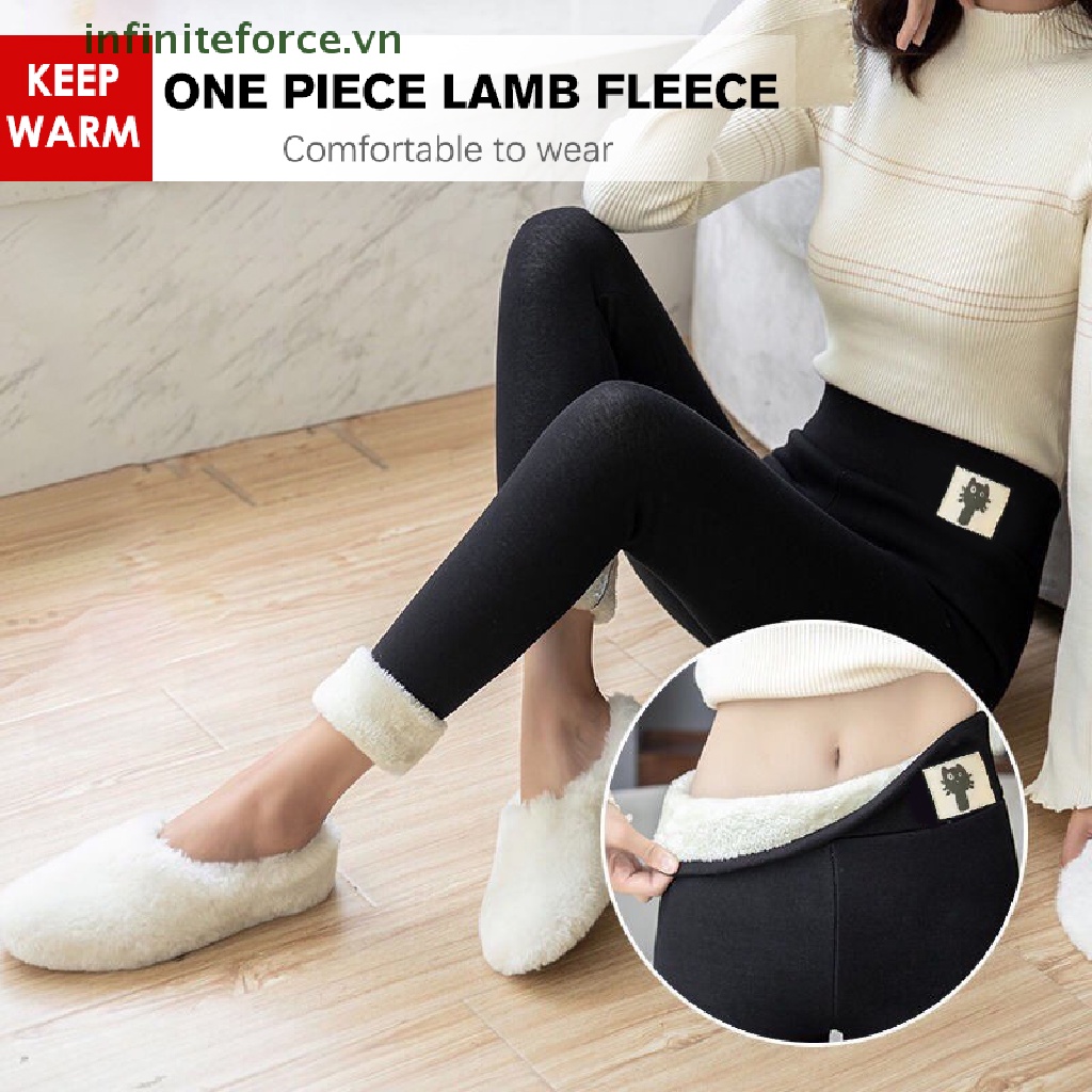 Quần Legging Dày Lưng Cao Giữ Ấm Mùa Đông Cho Nữ [VN]