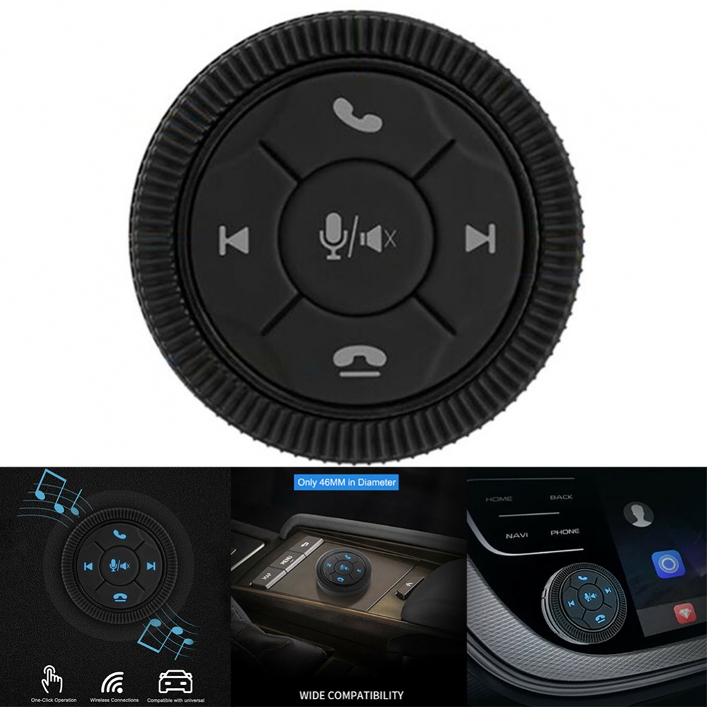 1 * Nút Điều Khiển Âm Lượng Không Dây GPS Thông Minh Gắn Vô Lăng Xe Hơi
