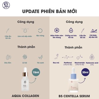 FREESHIP COMBO Phục Hồi Huyết Sâm & B5 Centella BÀ LÃO