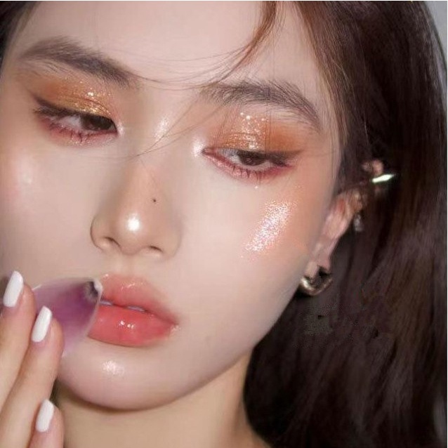 Hisyi Bút Kẻ Mắt Màu Lì Ánh Kim Không Thấm Nước Lâu Trôi