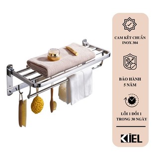 Giá treo khăn nhà tắm Inox 304 (loại 1 chân đế đặc cực chắc chắn ) hàng chính hãng bảo hành 5 năm .