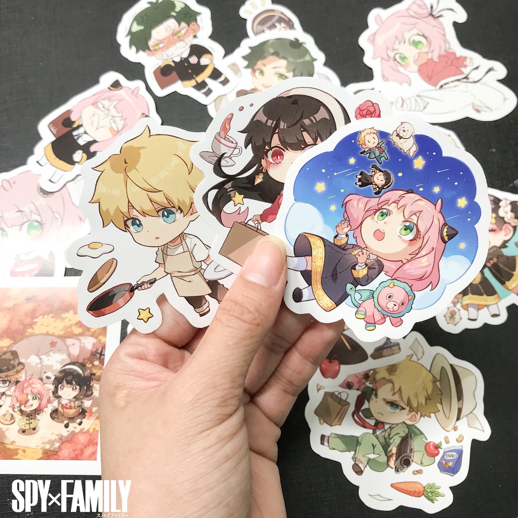 Set Sticker Miếng Dán Spy X Family Chọn Lọc - sticker anime set 20