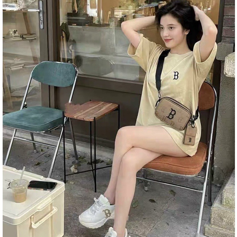 Túi đeo chéo MLB NY Monogram Nylon Jacquard Crossbody Bag