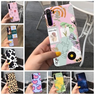 Ốp Điện Thoại Mềm Chống Sốc Màu Kẹo Vẽ Hoạt Hình Dễ Thương Cho Realme 6i RMX2040 Realme 6 Pro Realme6 RMX2001