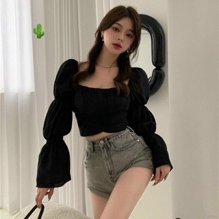 Áo Kiểu Chéo Nơ Cổ Vuông(có Mút)