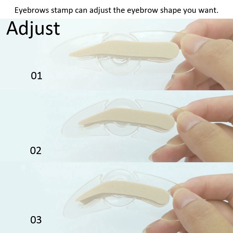 Khuôn Vẽ Lông Mày 3 Kiểu Tiện Lợi JP5