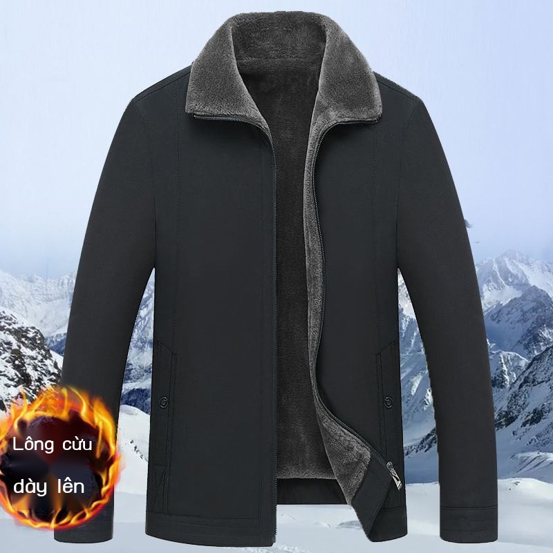 Áo Khoác Cotton Dày Giữ Ấm Mùa Đông Phong Cách Mới Cho Nam Trung Niên [45% off] 2022