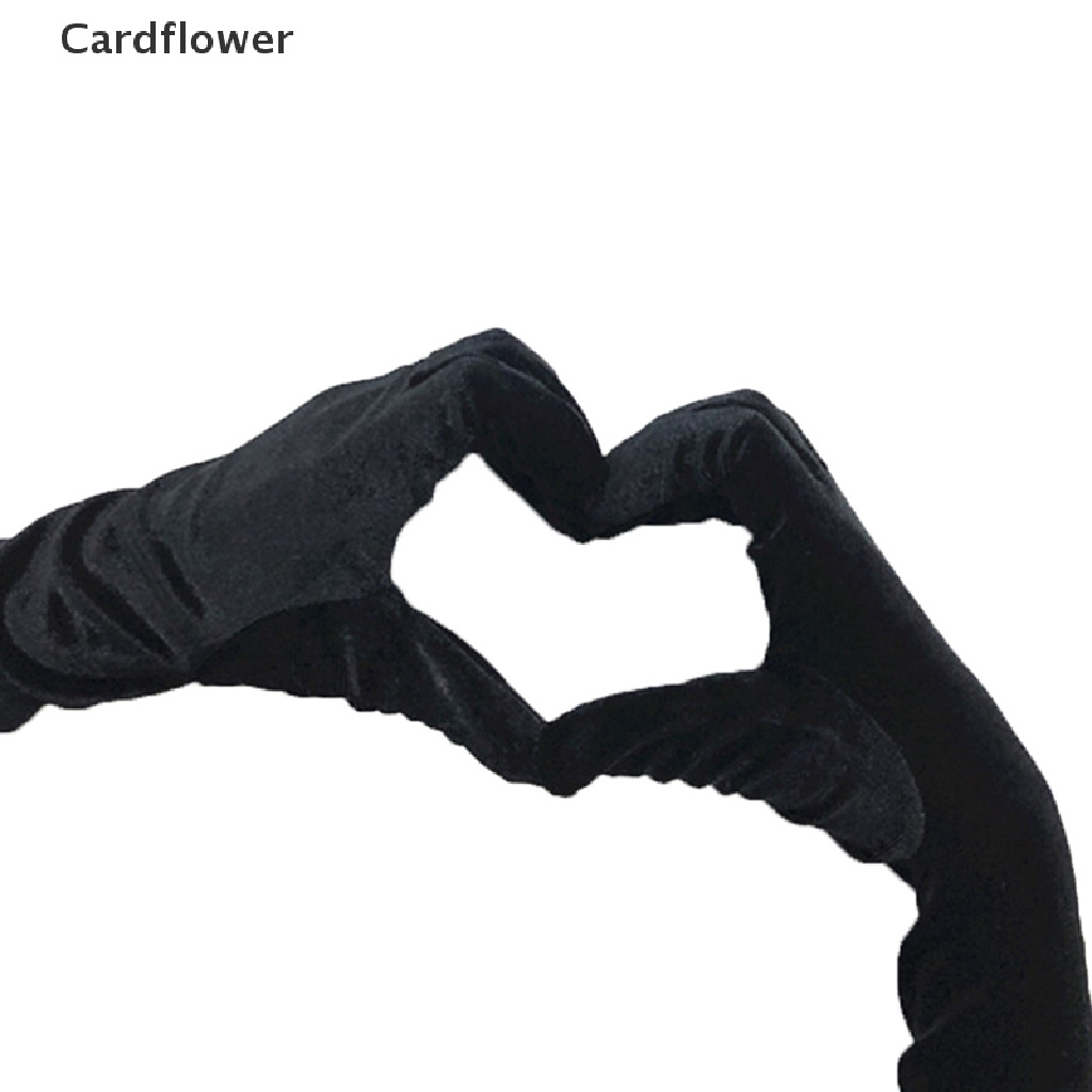 1 Đôi Găng Tay Nhung Dài Giữ Ấm Cho Nữ