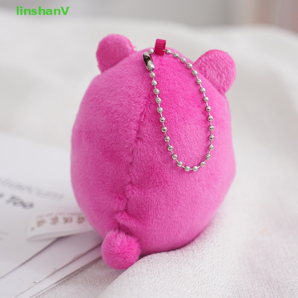 1 Búp Bê Nhồi Bông Hình Gấu Dâu Tây Trang Trí Túi Xách / Móc Khóa Quà Tặng