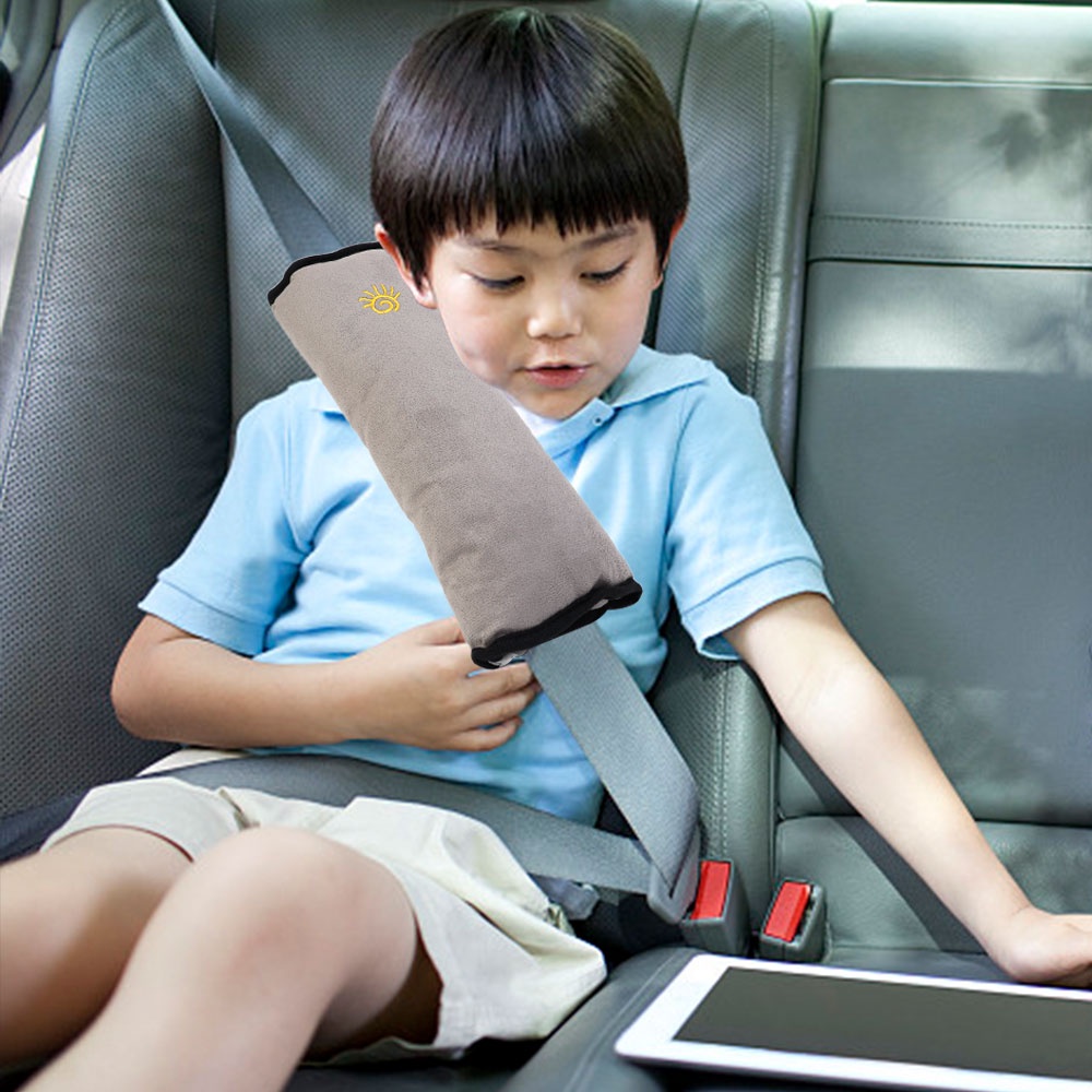 Gối Tựa Đầu Gắn Dây Đai An Toàn Xe Hơi Thông Dụng Có Thể Điều Chỉnh Bảo Vệ Bé Ngủ