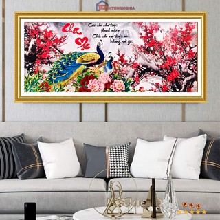 Tranh đính đá, tranh thêu chữ thập cha mẹ LV158 LV3158 VS060 DF399 LG1378