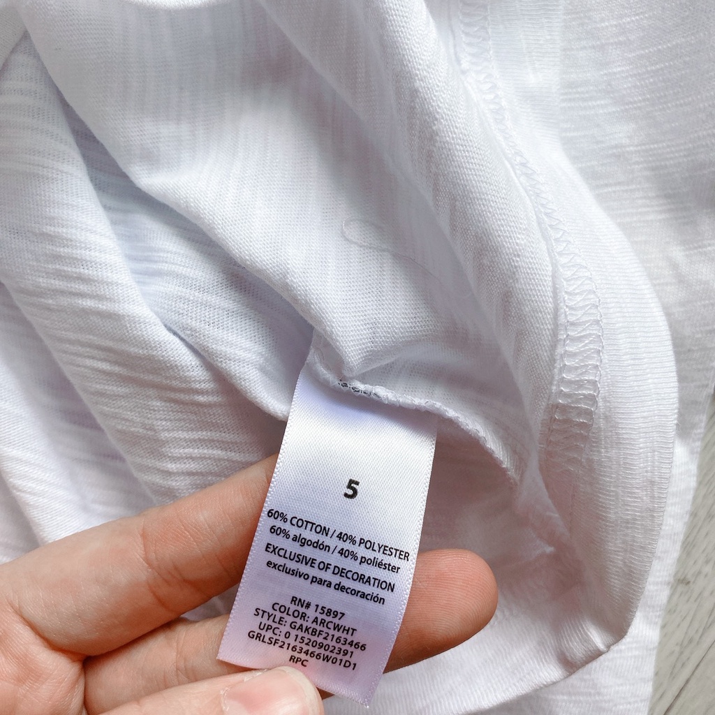 P186 Áo ngắn tay cotton xước siêu đẹp, hình vuốt form unisex bé trai bé gái mặc đều đẹp