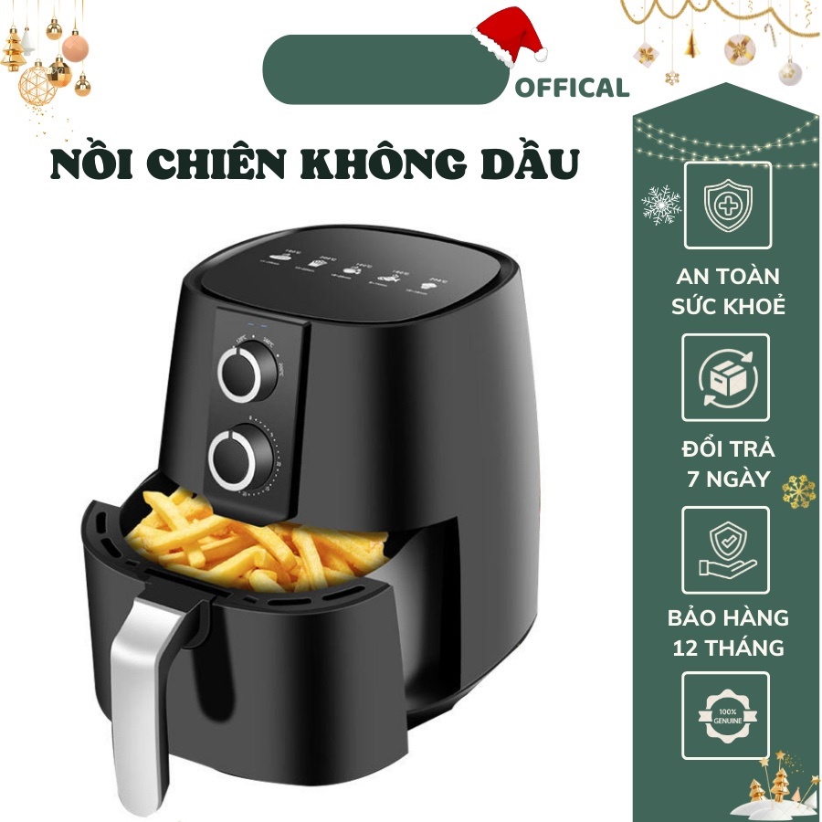 Nồi chiên không dầu dung tích 7 lít CAMEL Bảo hành 6 tháng