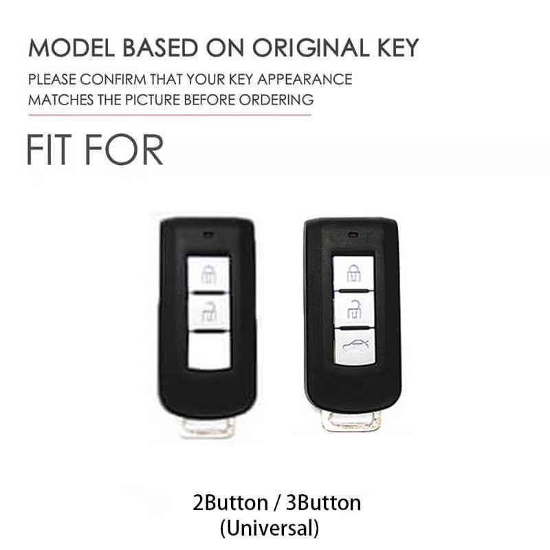 Vỏ Da Hợp Kim Kẽm Bảo Vệ Chìa Khóa Xe Hơi Mitsubishi Triton Xpander Montero Strada Montero Sport 2022 Strada 2023