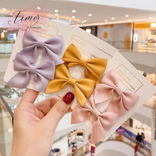 Set 2 Kẹp Tóc Nơ Thời Trang Dễ Thương Dành Cho Bé Gái Timokids TM-CT28
