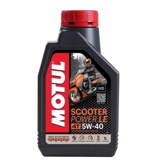 [Mã SKAMLSC3336 giảm 10% đơn 100K] Nhớt Motul Scooter Power LE 5W40 0.8L hoặc 1L (910006) (910005)
