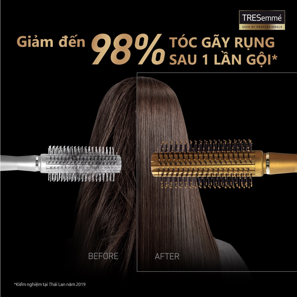 Combo 2 Dầu Gội Tresemmé Salon Rebond Công Nghệ Tái Kết Nối Ngăn Ngừa Gãy Rụng 850gr x2