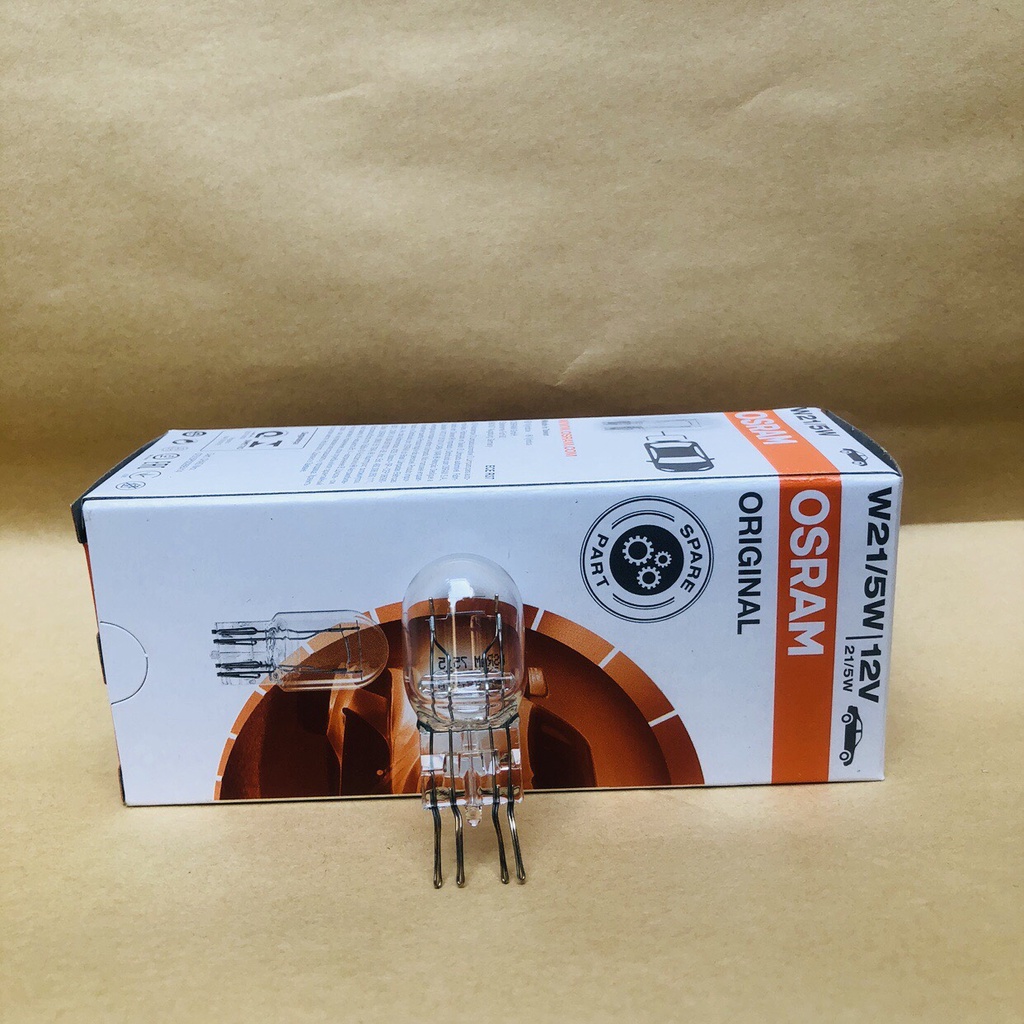 Bóng Đèn Chân Ghim Lớn 2 Tóc OSRAM Original T20 W21/5W 12V