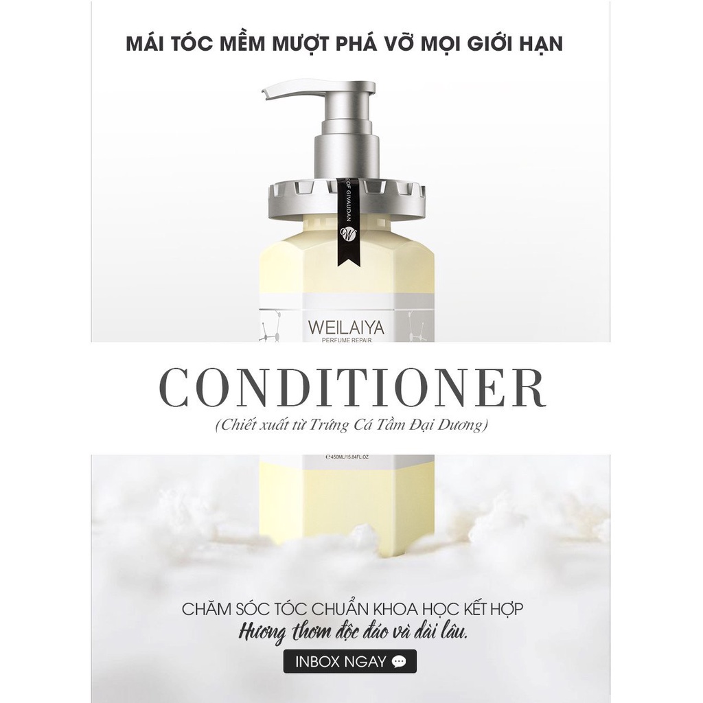 Dầu Xả Phục Hồi Đa Tầng Nấm Truffle Weilaiya 450ml, Phục Hồi Tóc Khô Xơ, White Truffle Conditioner - Gazumi Beauty