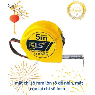 Thước vàng & xanh 2 mặt LS+