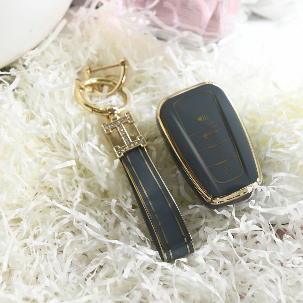 Bao Da, Ốp Bảo Vệ, Vỏ Bọc Chìa Khóa Thông Minh Cho Xe Toyota Altis, Corolla Cross Camry Highlander Mẫu Mới