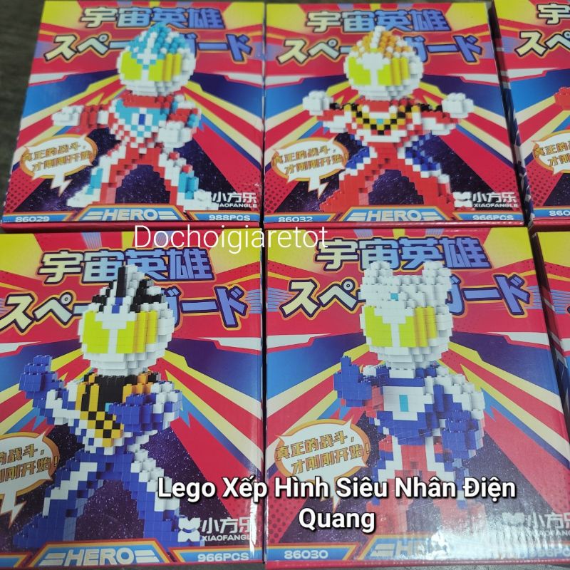 Lắp ráp lego 3D siêu nhân điện quang 900 chi tiết cho bé