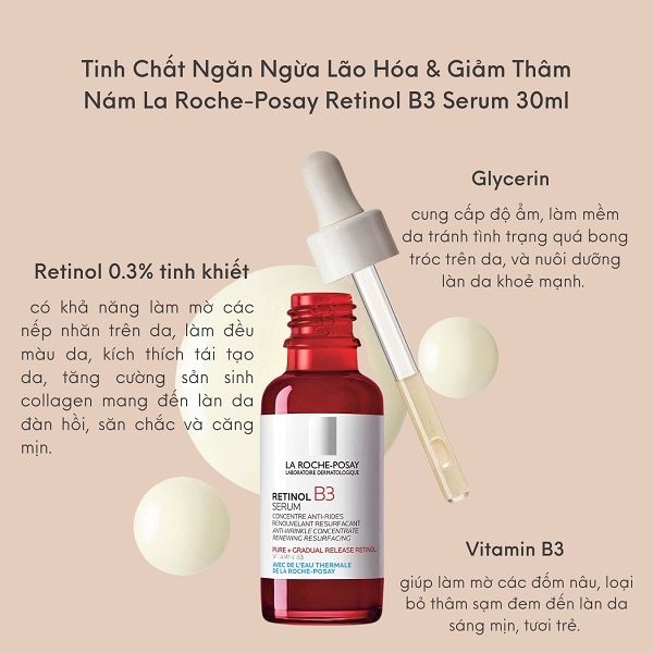 Serum Dưỡng Chất chuyên sâu giúp hỗ trợ quá trình tái tạo da La Roche-Posay HYALU B5 Serum (10ml / 30ml)