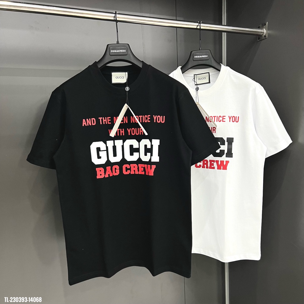 🔥HOT🔥Áo thun Gucci bag crew in hình hot trend Nam nữ New 2023