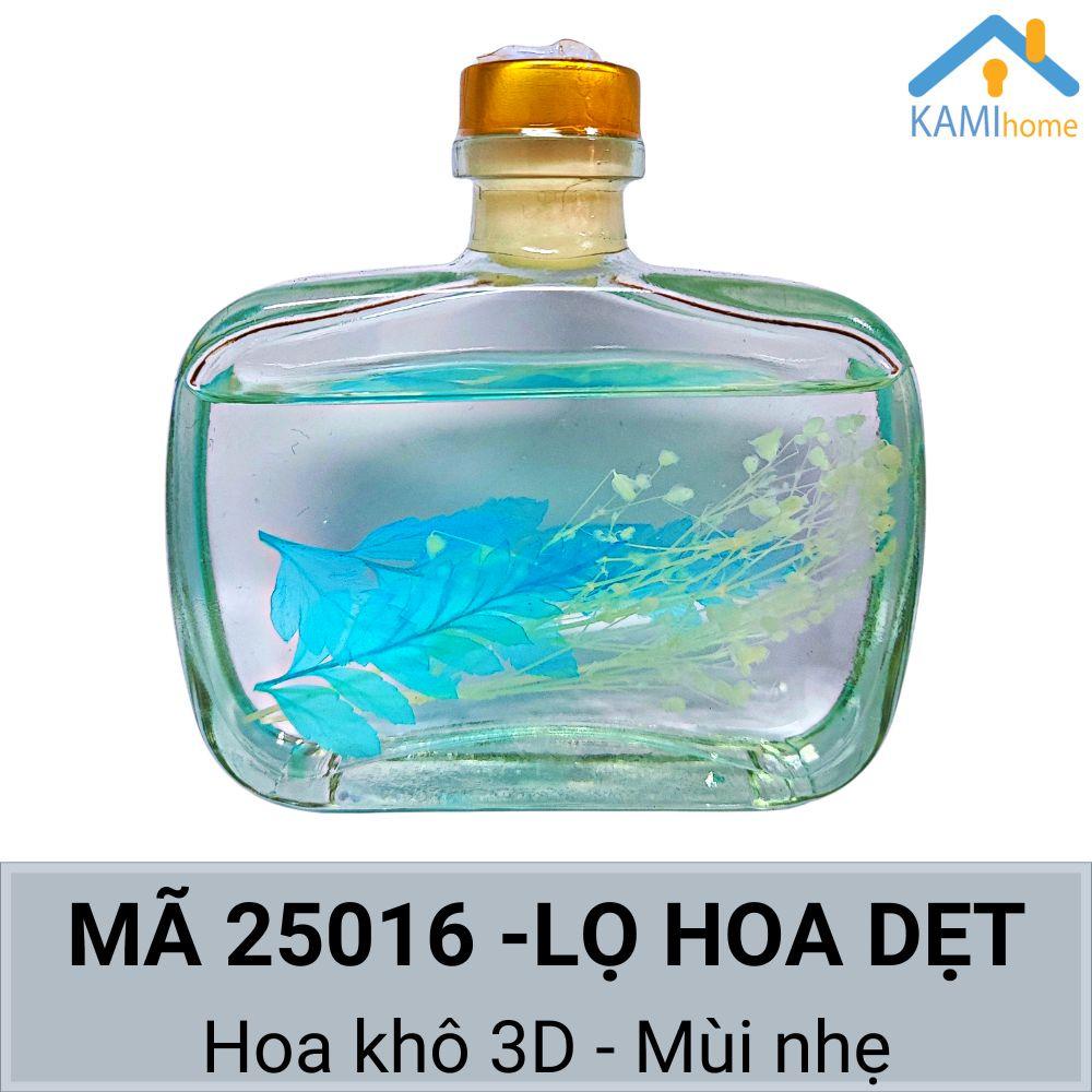 Tinh dầu thơm phát sáng phòng và khử mùi Chai thủy tinh hoa khô cỡ 50ml KM 25016