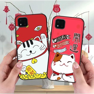 Ốp lưng realme c20 / c11 2021 in hình mèo thần tài may mắn mẫu mới tết này