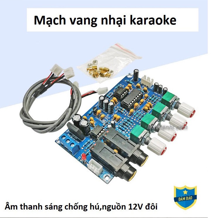 PT2399 2399 Mạch tạo tiếng vang mạch echo karaoke Full phụ kiện