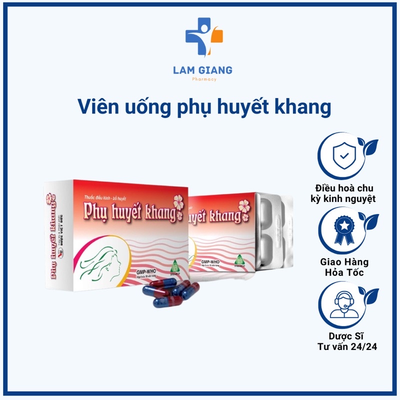Điều kinh bổ huyết phụ huyết khang