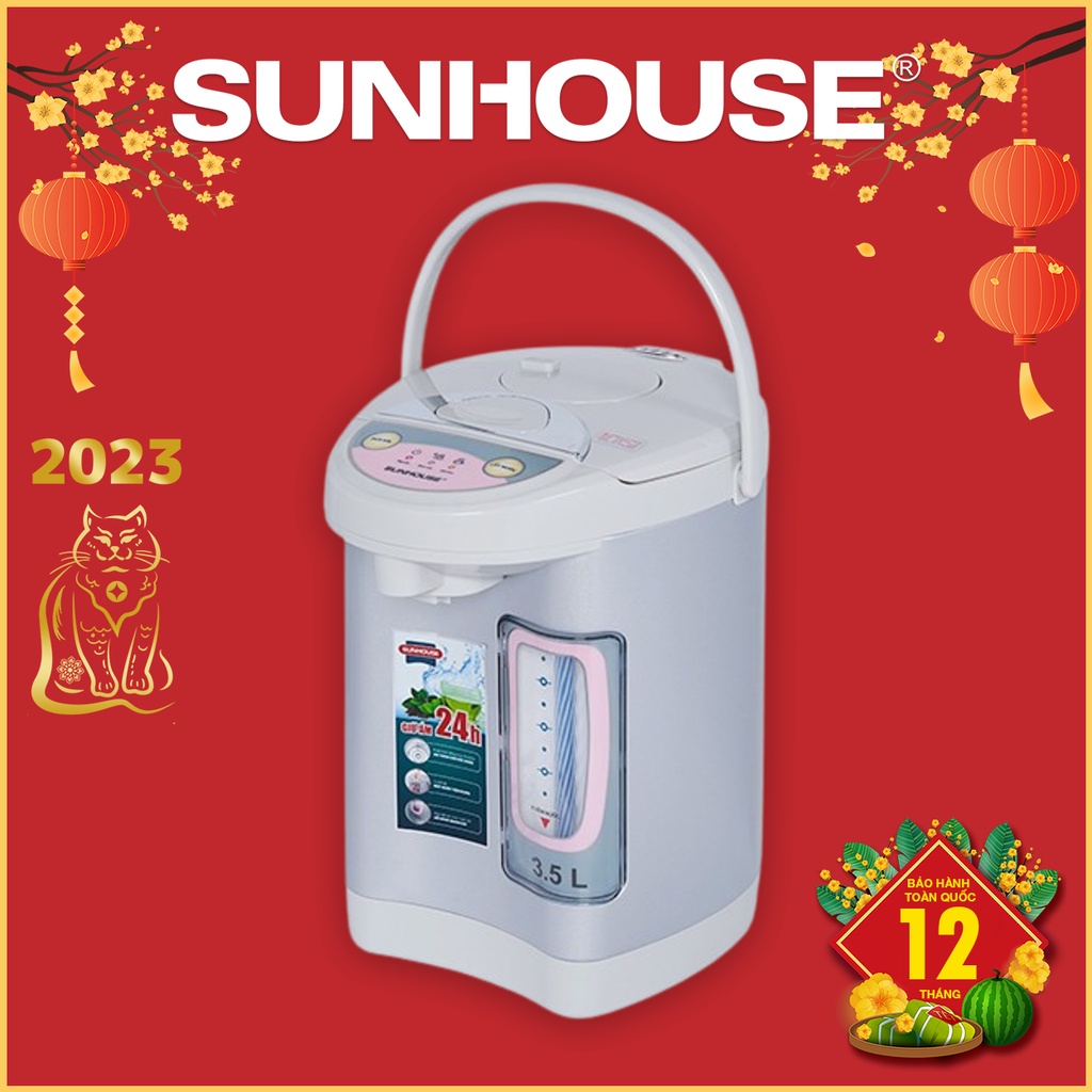Bình thủy điện 3.5L SUNHOUSE SH1535