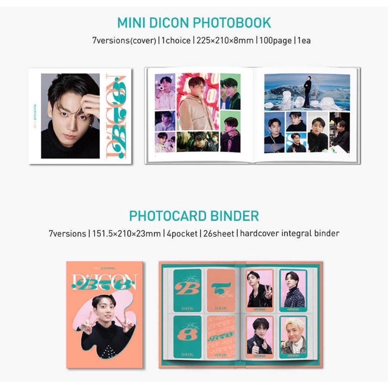 Set Dicon 102 BTS chính hãng nguyên seal có sẵn