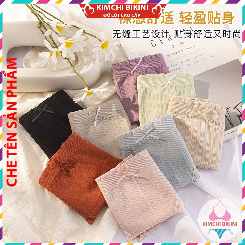 Quần chíp cốt tông co dãn nữ vải mềm ôm bụng nâng mông KIMCHIBIKINI quần nhỏ nữ mặc nót trong co giãn 4 chiều QL161