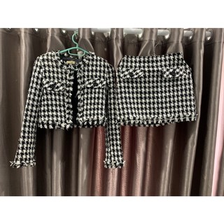 thanh lí set dạ tweet size S (only)