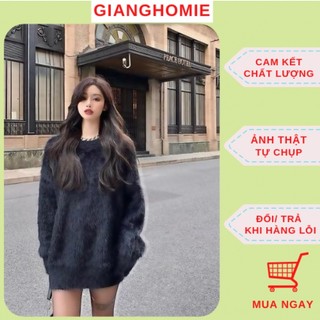 Áo len lông thỏ