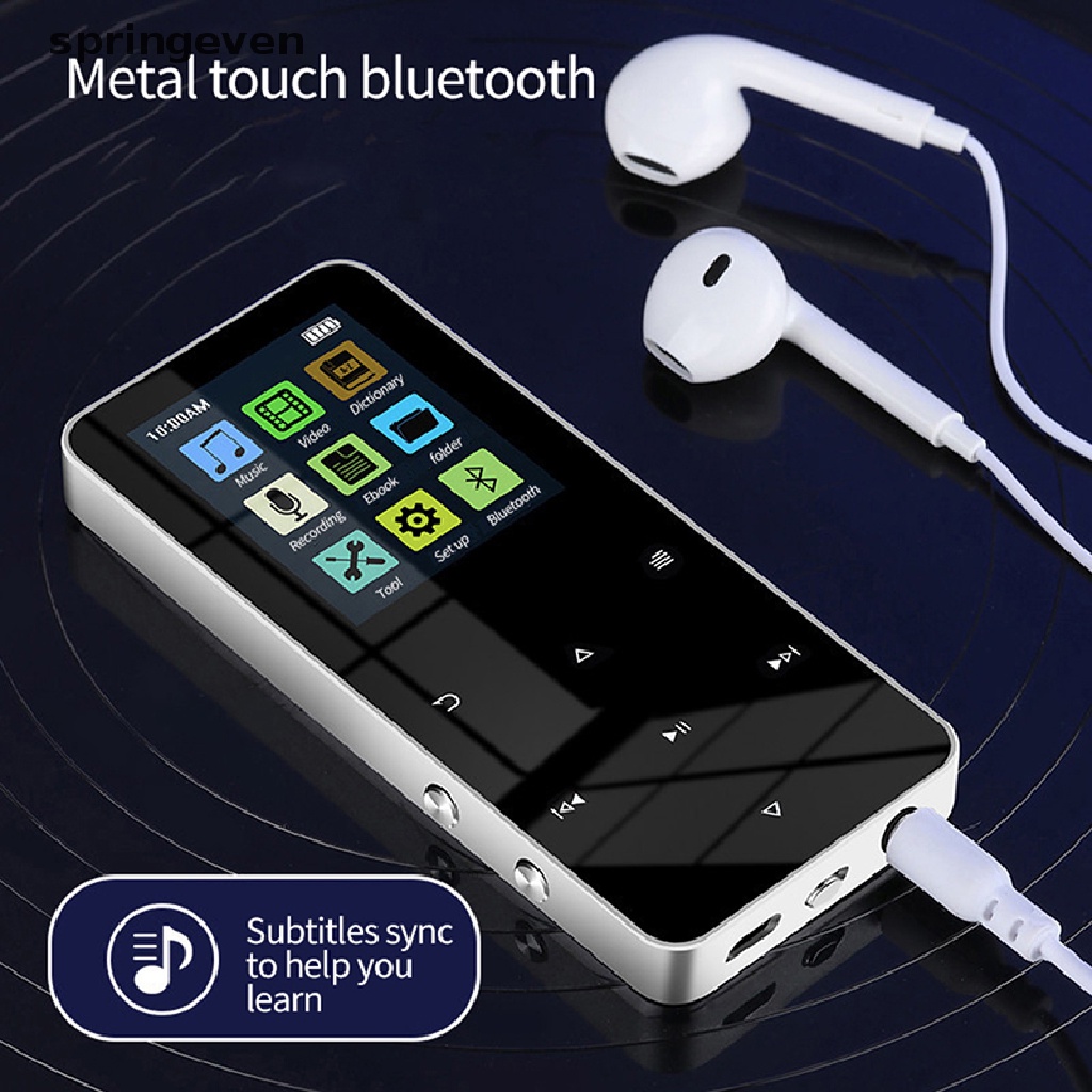 Máy Nghe Nhạc MP3 8GB 16GB 32GB Kết Nối Bluetooth Có Khe Cắm Thẻ Nhớ SD