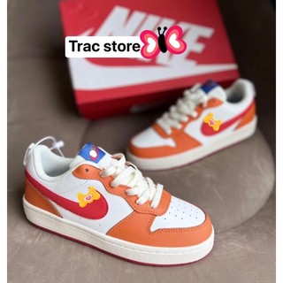 Giày thể thao Ni.ke court,Giày Sneaker Cam full sz bill box