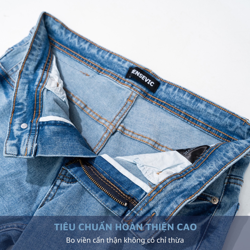 Quần Jean Nam Rách H90 Form Slimfit, Chất Bò Co Giãn Tốt Bền Màu Dáng Ống Côn Trẻ Trung Mài Rách Tự Nhiên MTRJ009