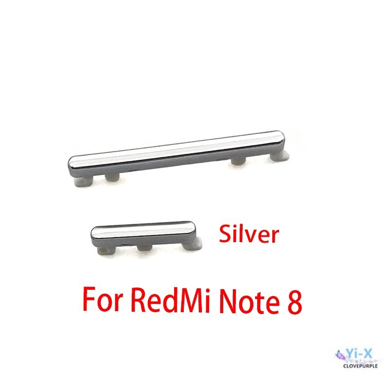 Nút Nguồn Mới + Nút Bấm Âm Lượng Bên Hông Cho Xiaomi Redmi Note 8 Pro