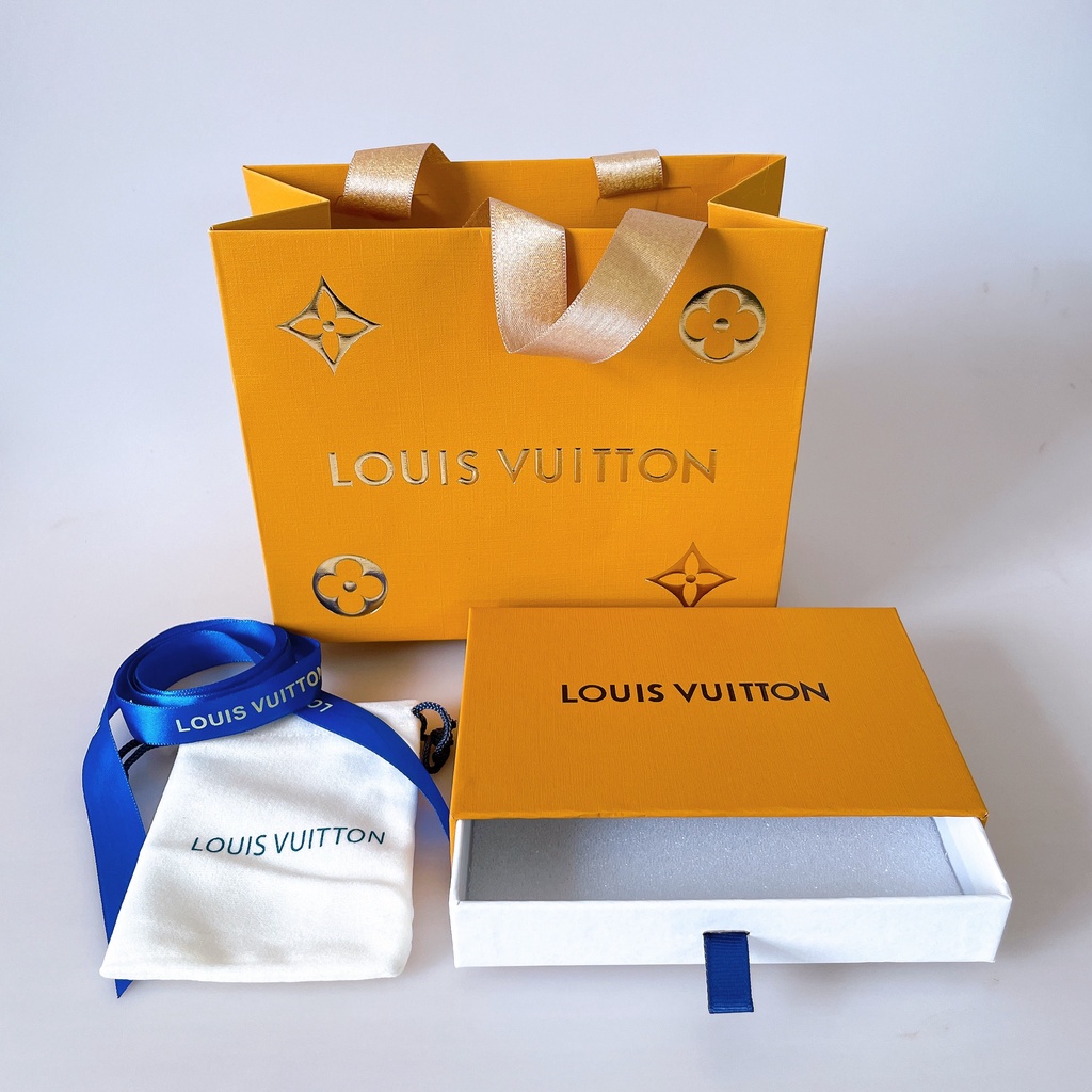 Hộp Louis Vuitton Họa Tiết Mono Fullbox Đầy Đủ Hộp, Túi Xách, Túi Vải Kích Thước 14x17cm