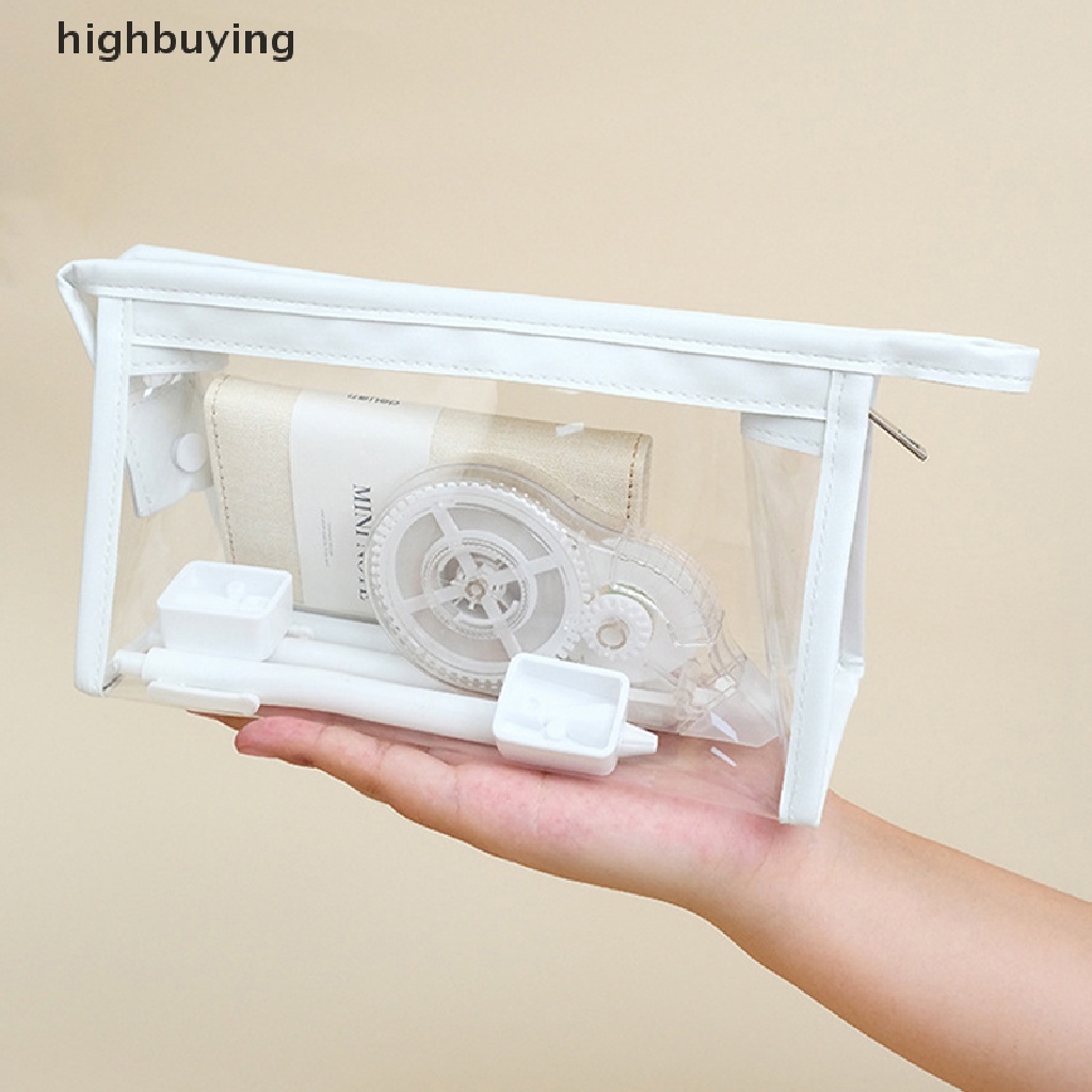 Túi Đựng Bút Trong Suốt Hình Tam Giác Belle