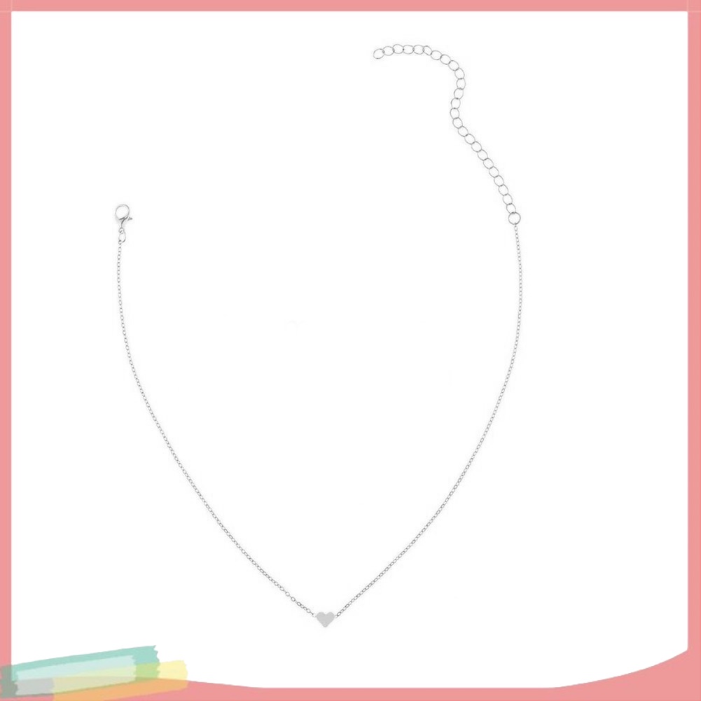 Dây chuyền trang trí mặt hình trái tim thời trang cho nữ