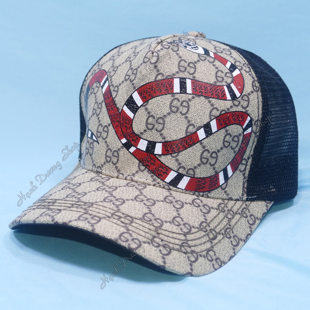 Nón kết lưới in họa tiết con rắn cực ngầu, phong cách mũ lưỡi trai thời thượng , cá tính phù hợp cho nam